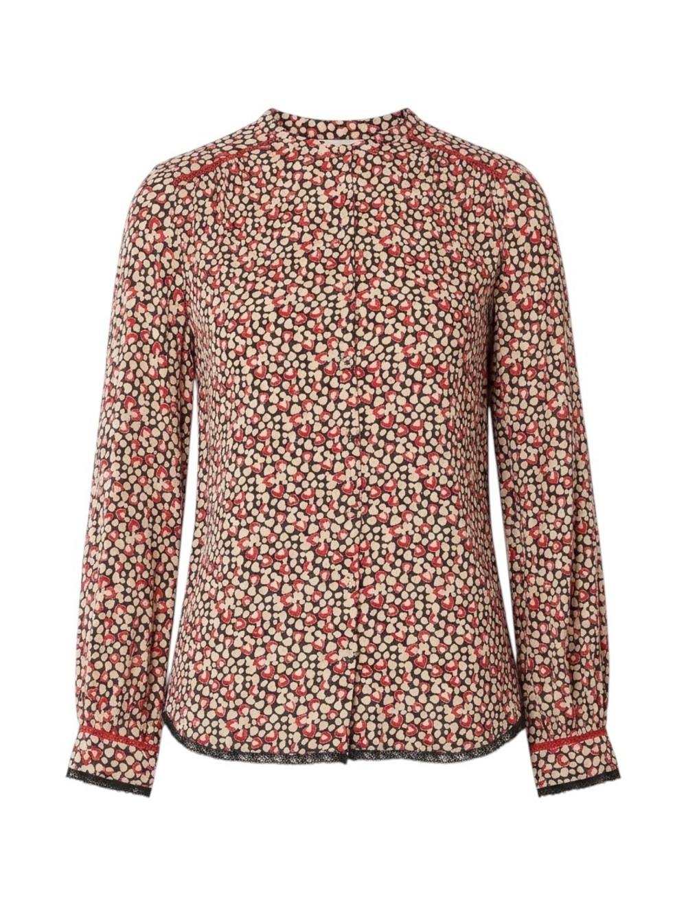 Zadig & Voltaire — Floral Print Crew Neck Blouse. Size S